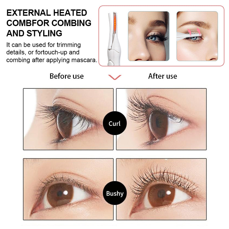 Electric Eyelash Curler with Smart Temperature Control