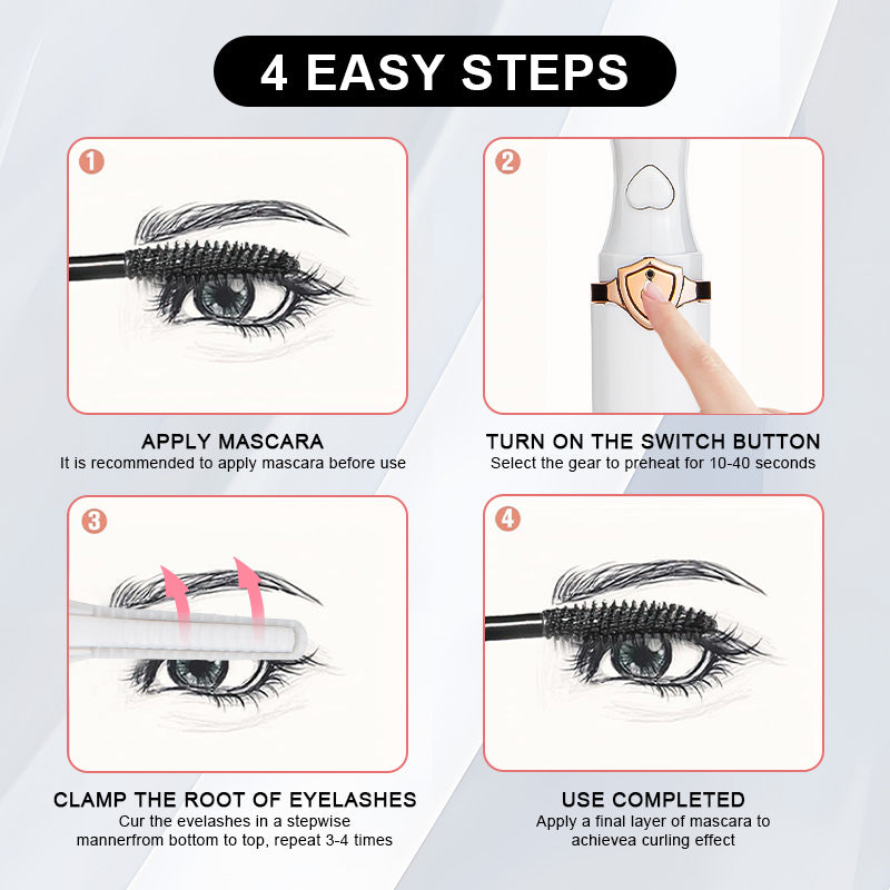 Electric Eyelash Curler with Smart Temperature Control