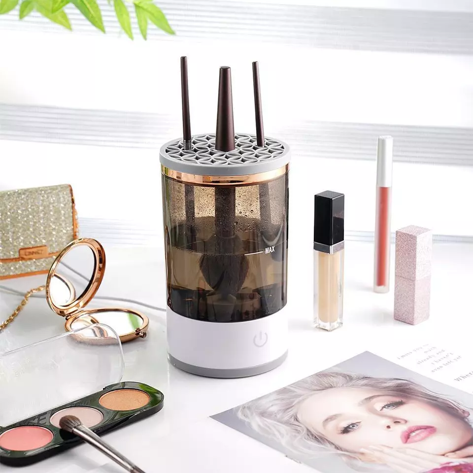Electric Makeup Brush & Sponge Cleaner