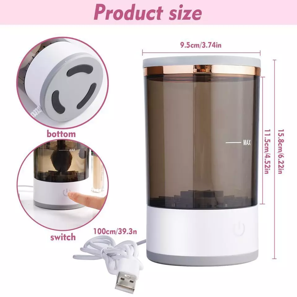 Electric Makeup Brush & Sponge Cleaner