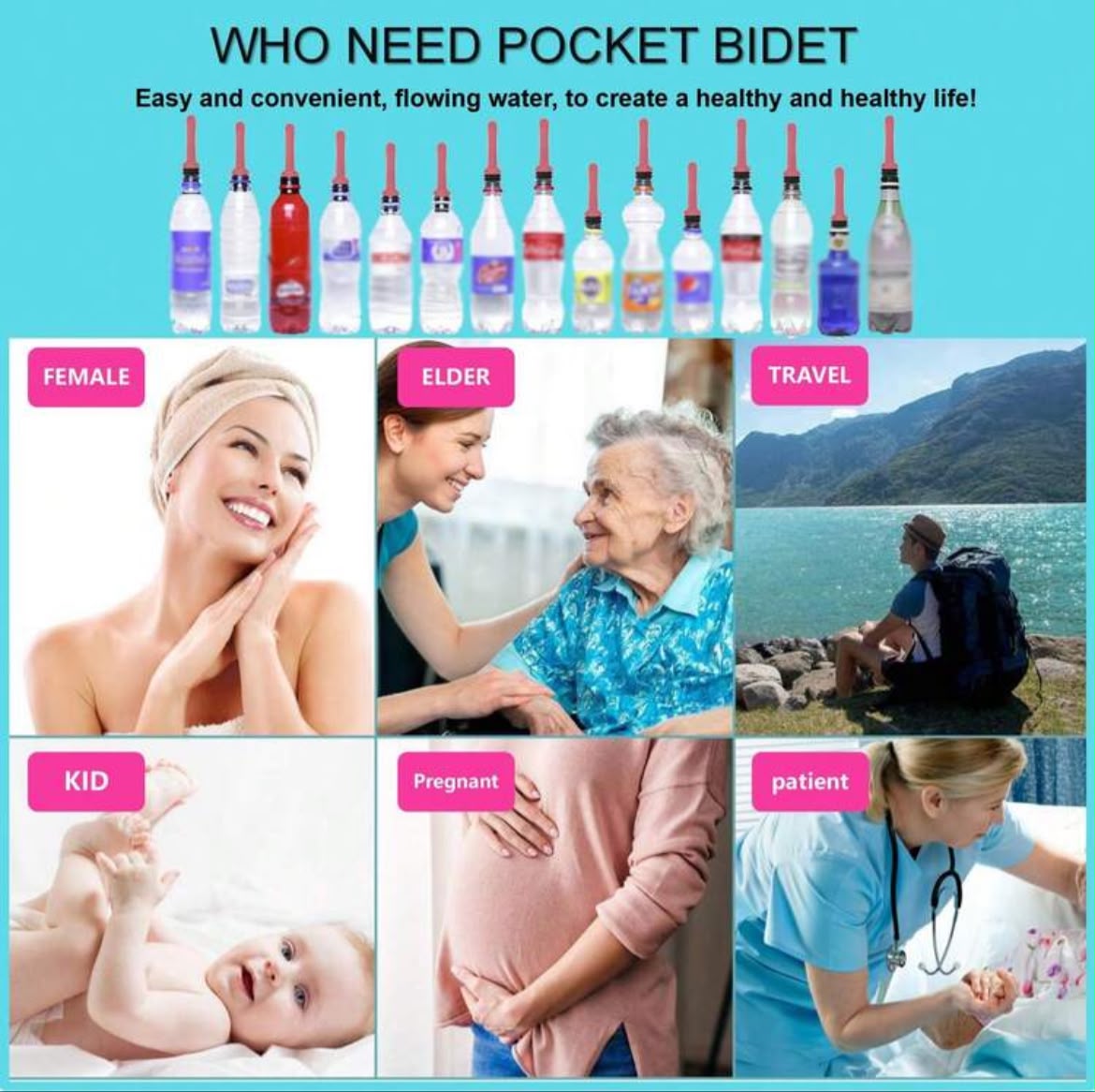 Portable Bidet Nozzle